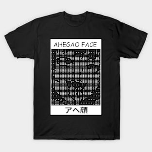 Ahegao Face Hentai Dot Art T-Shirt